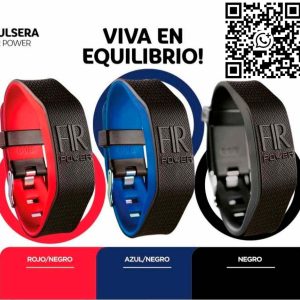 PULSERA FIR ION VARIOS COLORES